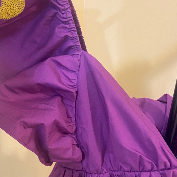 Mardi Gras purple Embellished Women's Dress - Picture 10 of 10